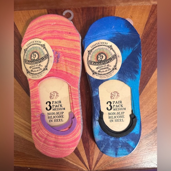 Margaritaville Accessories - Margaritaville Loafer Socks 3 Pairs New Size 4-10